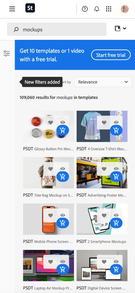 Adobe Stock ภาพหน้าจอ 4