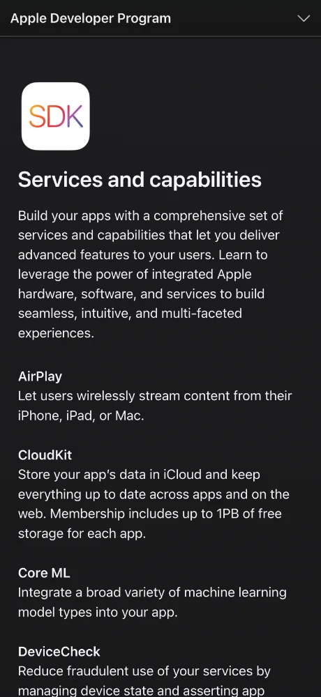 App Store Connect captures d'écran 4