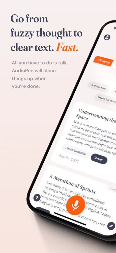 AudioPen screenshots 1