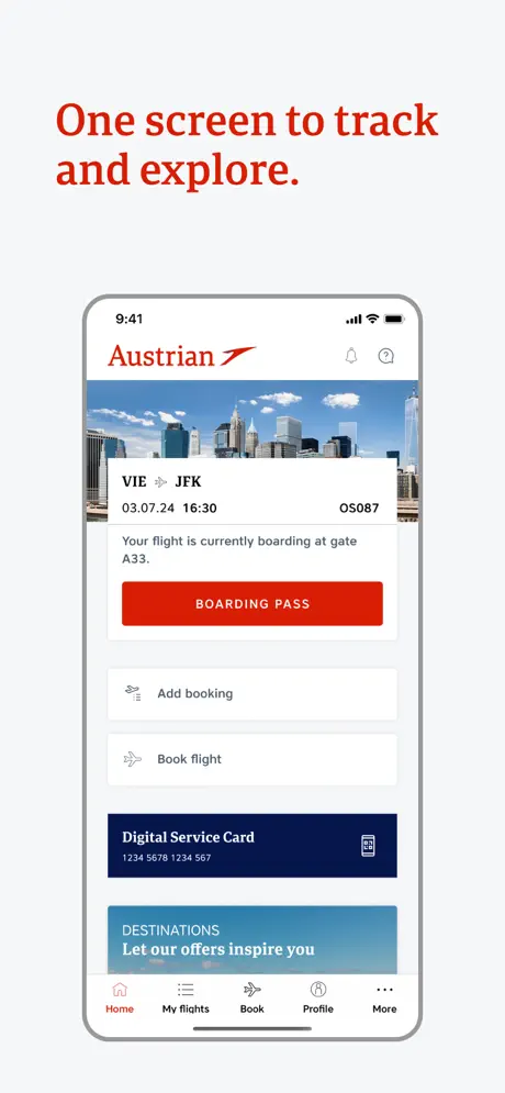 Austrian Airlines screenshots 2