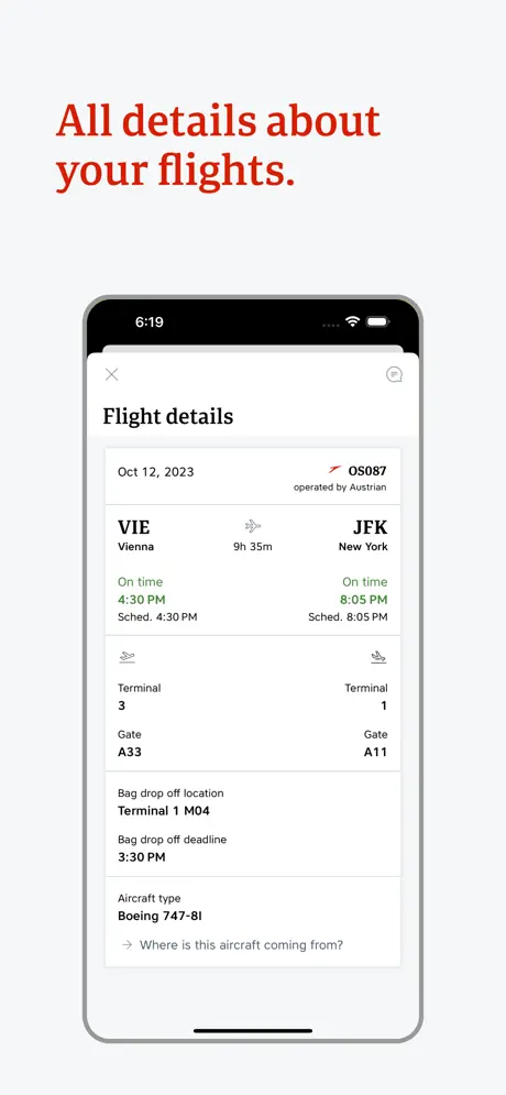 Austrian Airlines screenshots 5