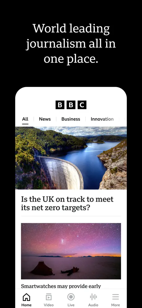BBC News screenshots 1