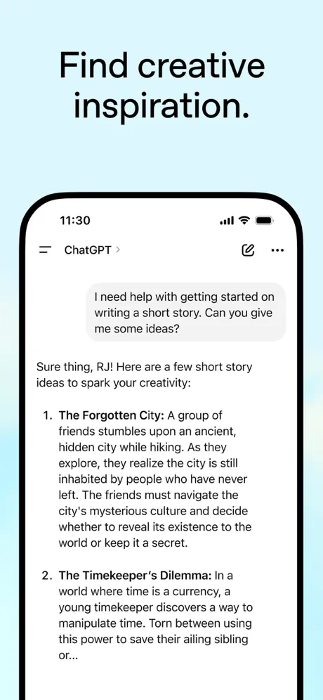 ChatGPT screenshots 3