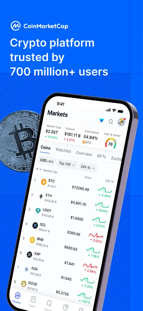 CoinMarketCap screenshots 1