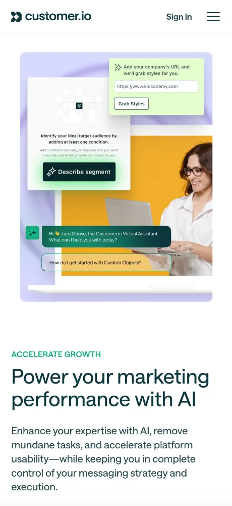 Customer.io Platform screenshots 2