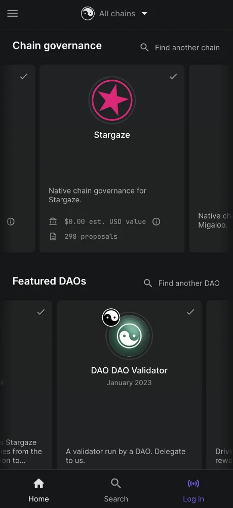 DAO DAO screenshots 3