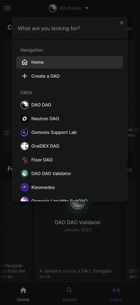 DAO DAO screenshots 4