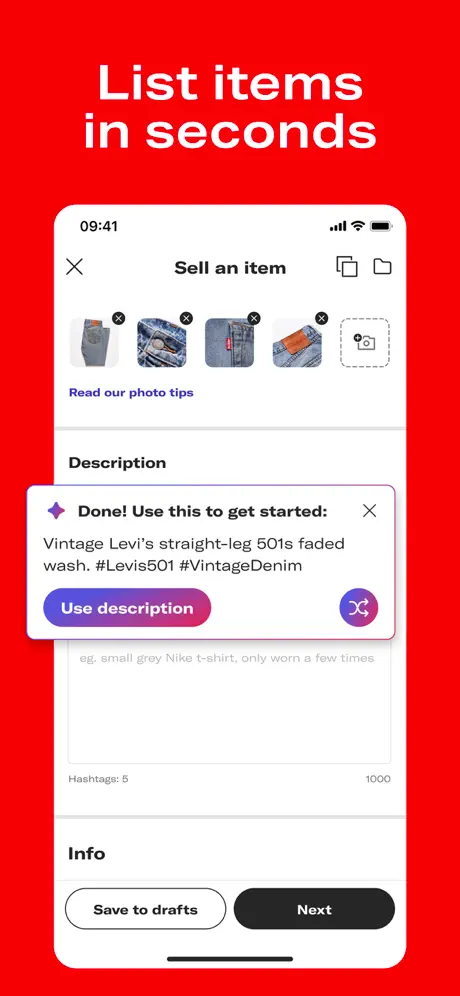 Depop screenshots 4