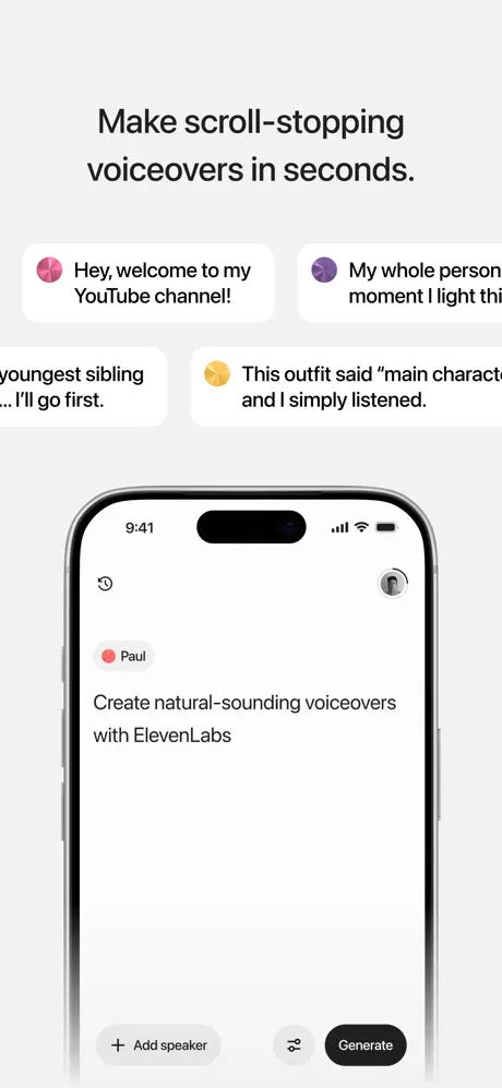 Elevenlabs screenshots 1