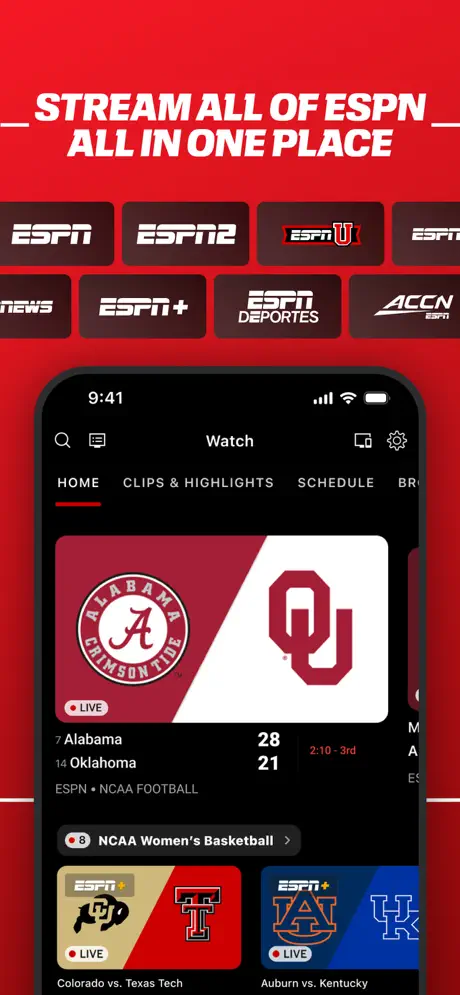 ESPN screenshots 1