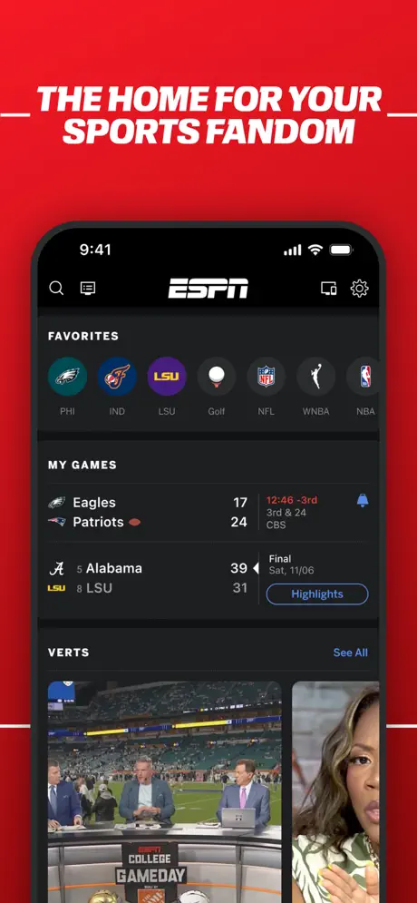 ESPN screenshots 2