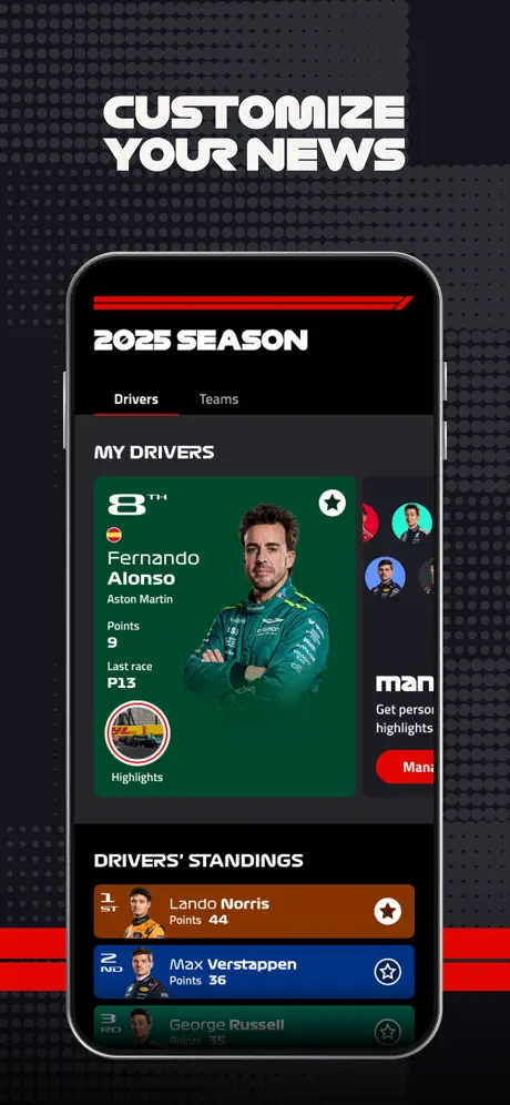F1 App screenshots 3