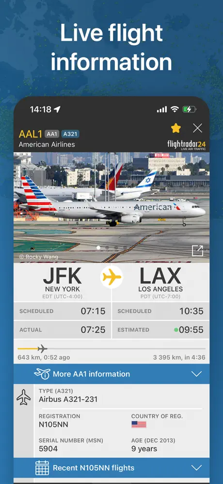 Flightradar24 screenshot 3