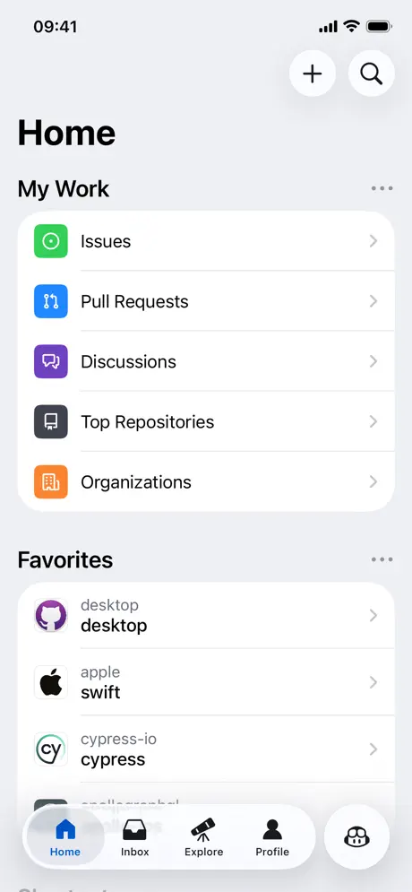 GitHub screenshots 1