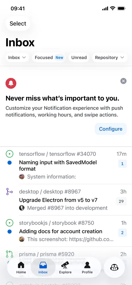 GitHub screenshots 2