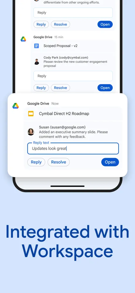 Google Chat screenshots 5