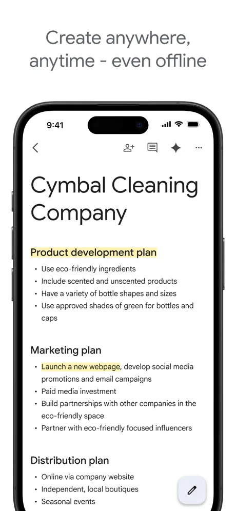 Google Docs screenshots 1
