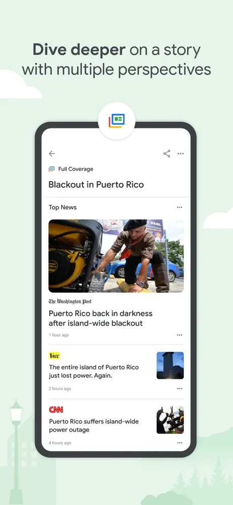 Google News zrzuty ekranu 3