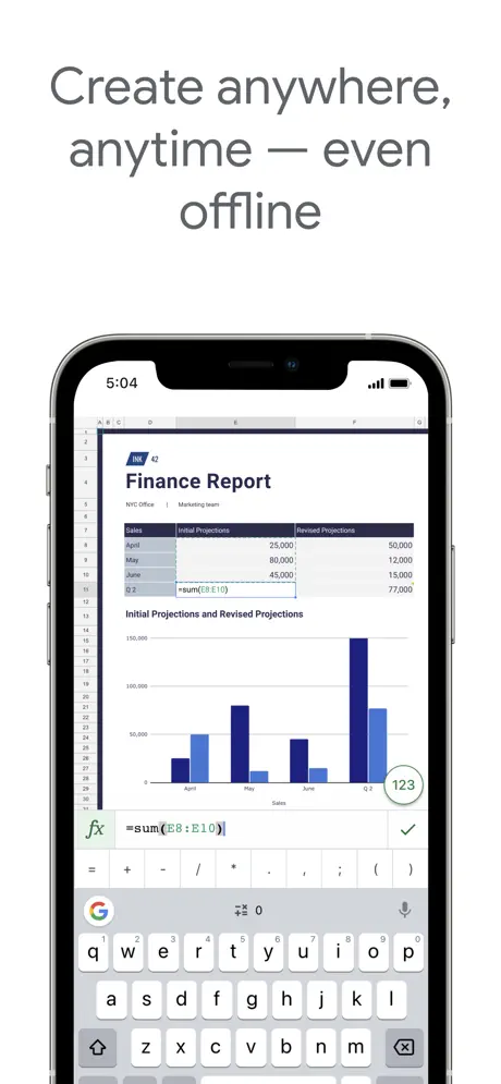 Google Sheets screenshots 3