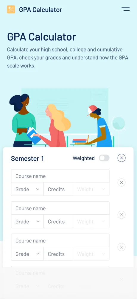 GPA Calculator screenshots 1