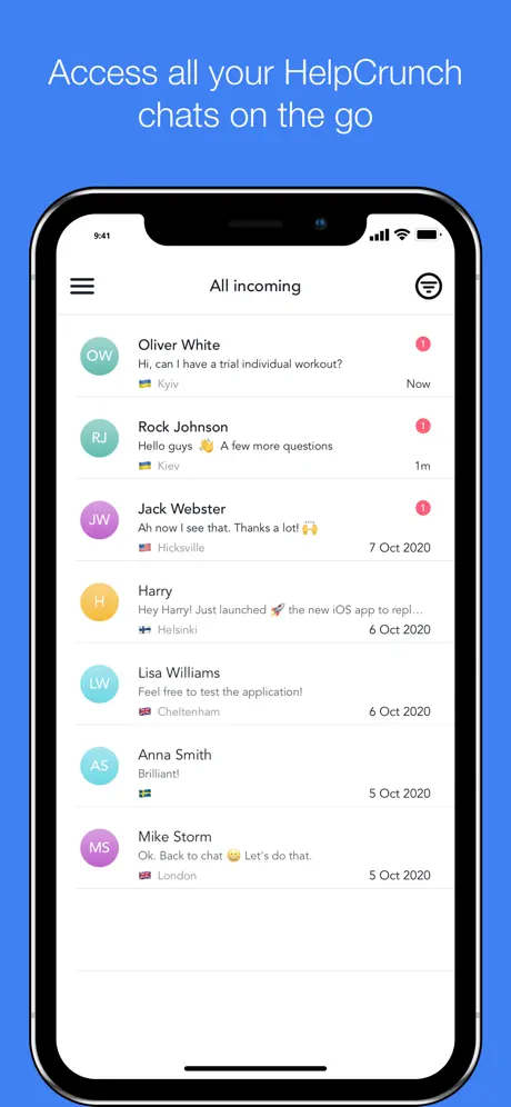 HelpCrunch.com screenshots 2
