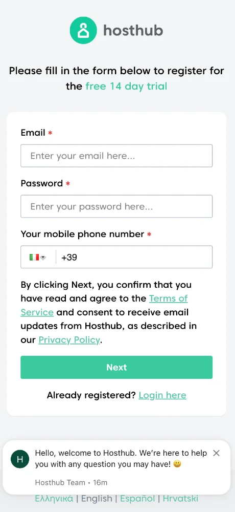 Hosthub screenshots 2