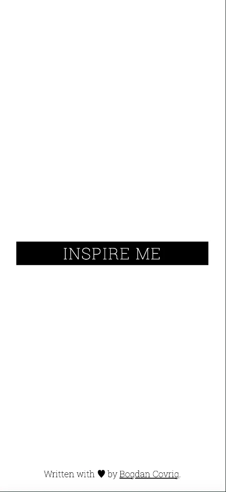 Instant inspiration screenshots 1
