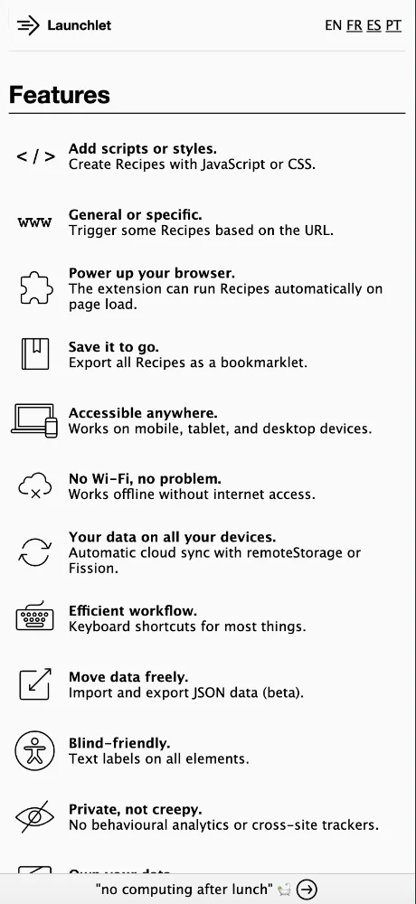 Launchlet screenshots 2