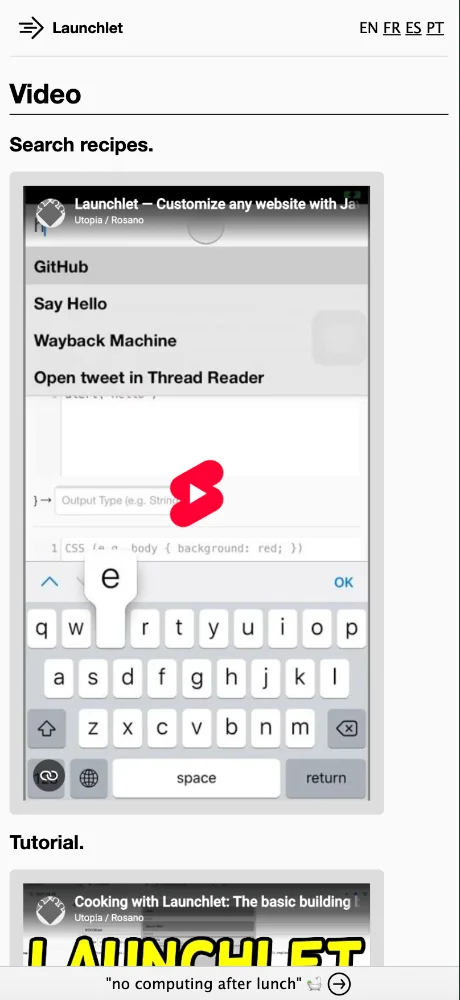 Launchlet screenshots 3