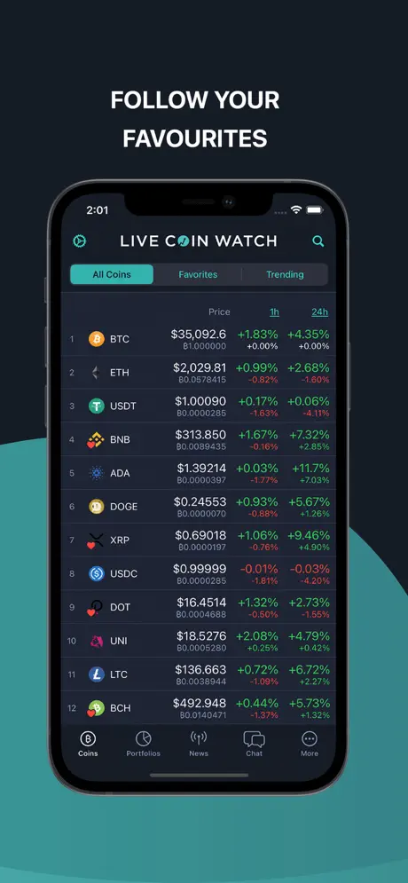 LiveCoinWatch screenshots 3