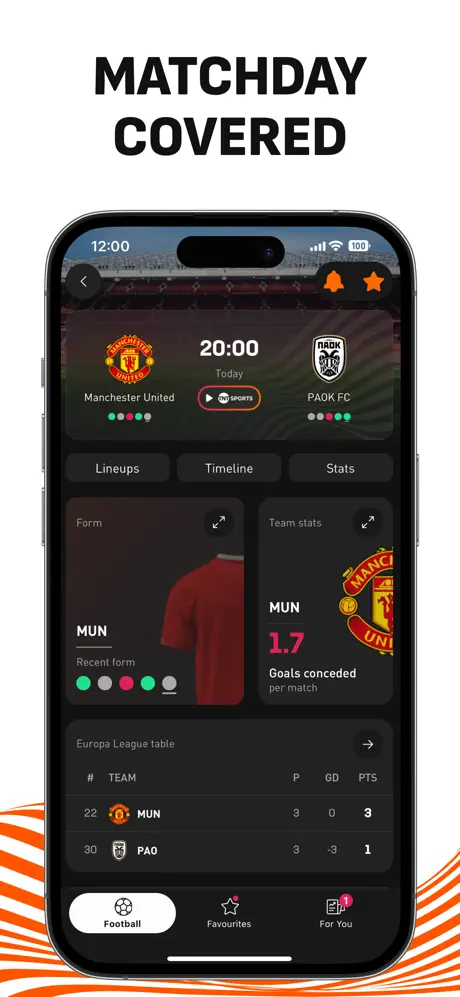 Livescore screenshots 3