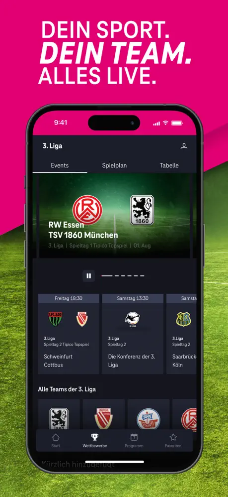 magentasport screenshots 1