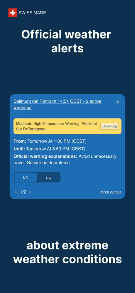meteoblue weather & maps screenshots 4