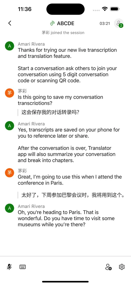 Microsoft Translator screenshots 2