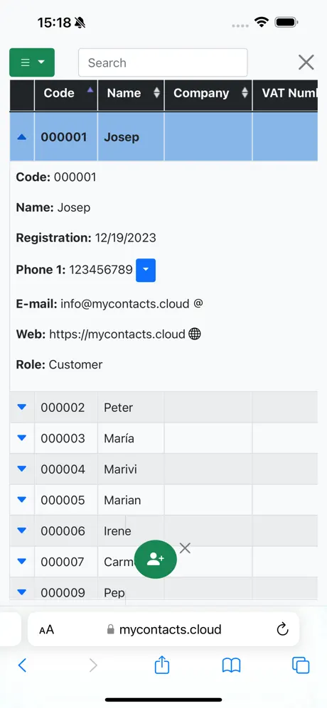My Contacts Cloud screenshots 5