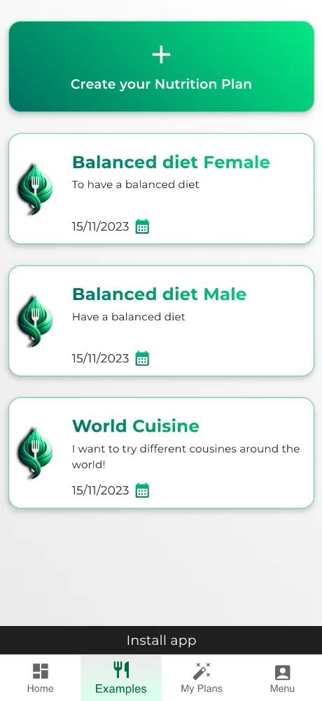 Nutrition AI screenshots 2