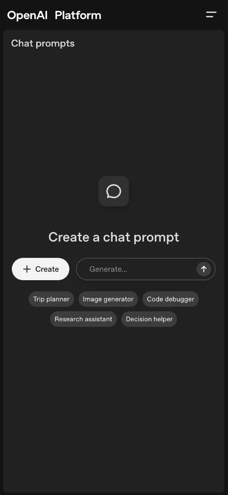 OpenAI Platform screenshots 1