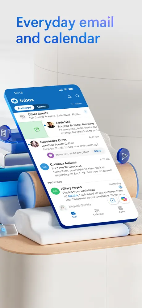 Outlook screenshots 1