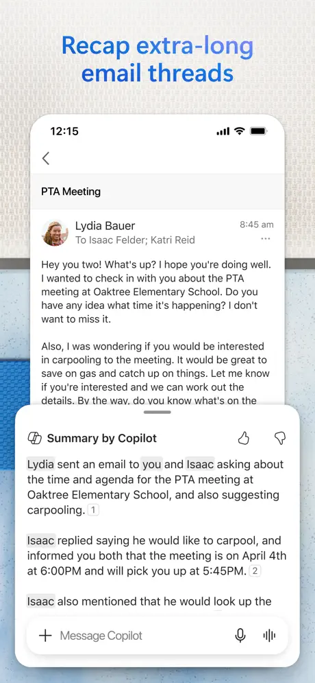 Outlook screenshots 3