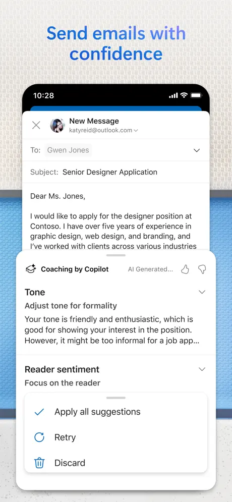 Outlook screenshots 5