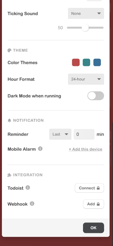 Pomofocus screenshots 3