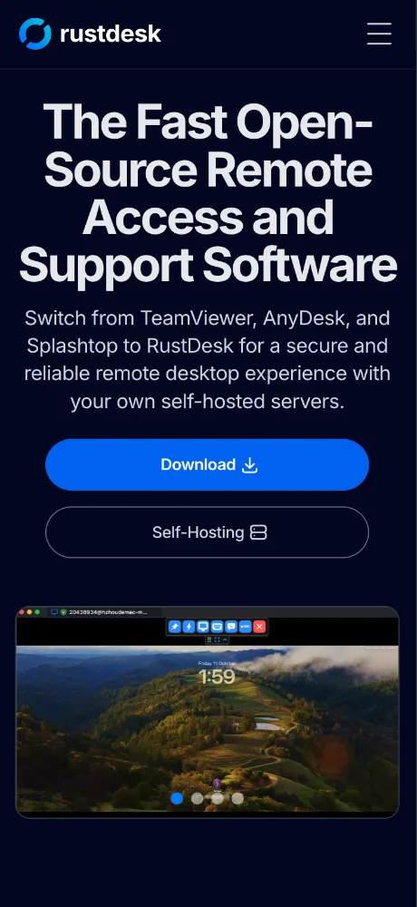 rustdesk screenshots 1