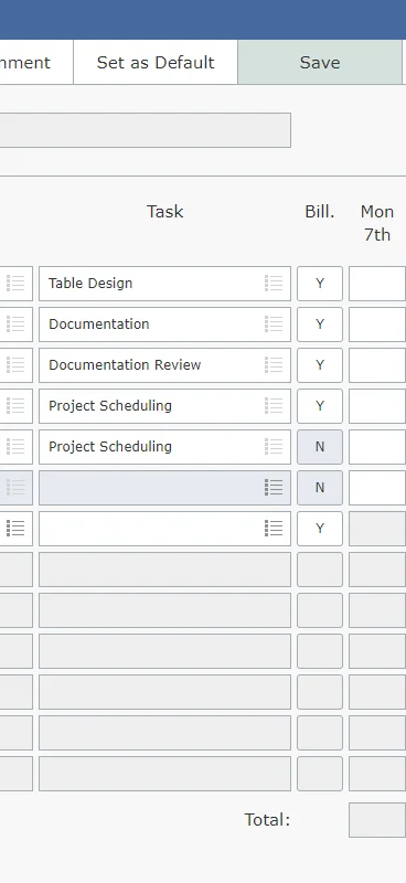 Senomix Timesheets screenshots 1