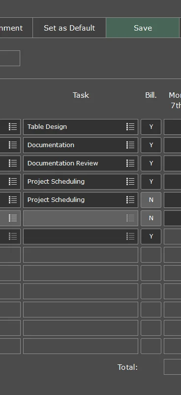 Senomix Timesheets screenshots 2
