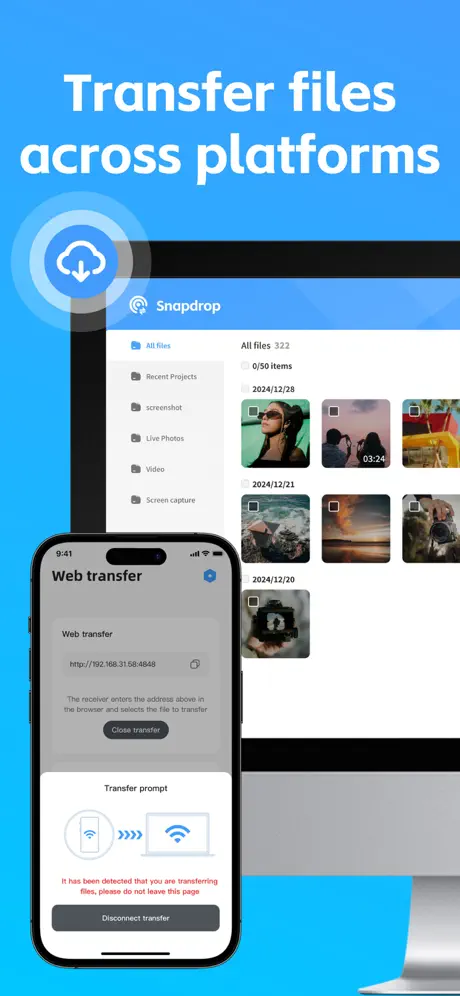 Snapdrop screenshots 3