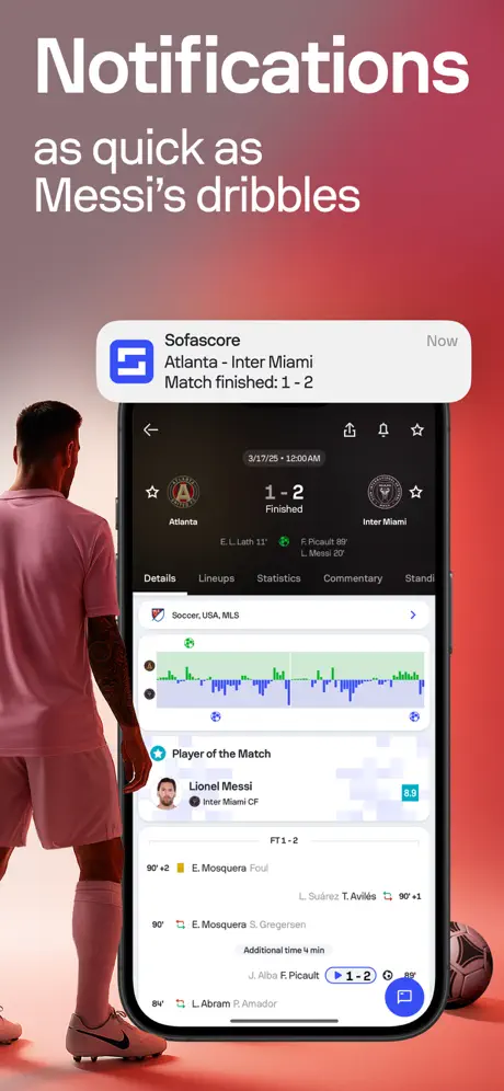 Sofascore screenshots 2