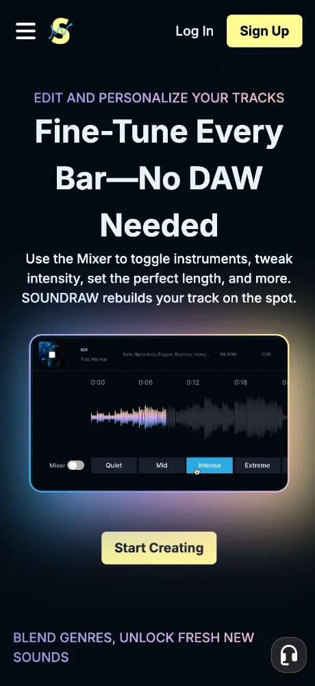 Soundraw screenshots 1