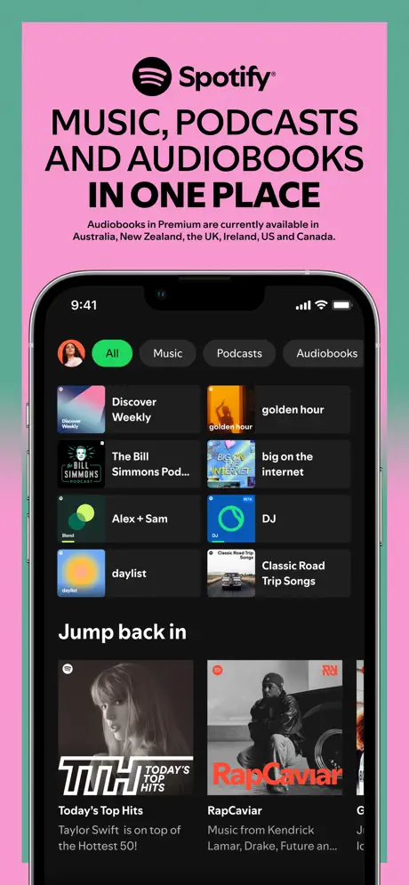Spotify screenshots 1