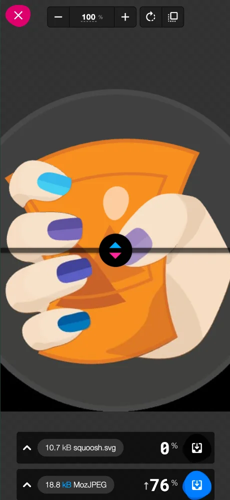 Squoosh screenshots 4