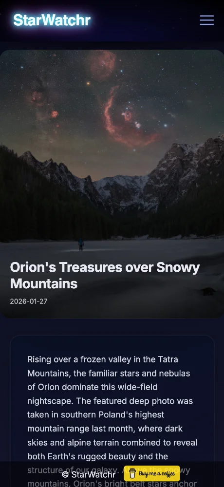 StarWatchr screenshots 2